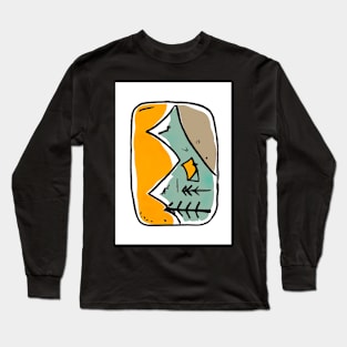 Camping Painting Long Sleeve T-Shirt